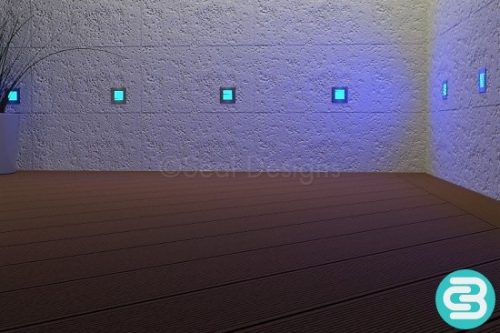LED Wall Light - Blue - Image 3