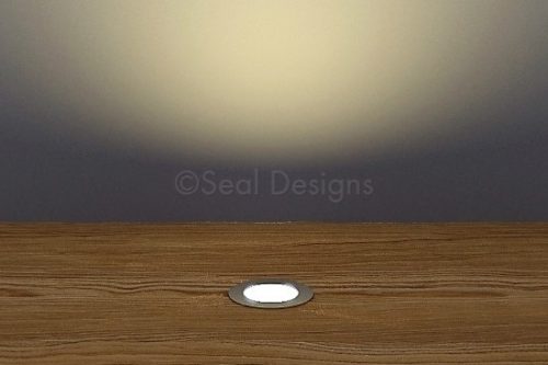 10 x 18mm Kit - Warm White Stainless Steel Round Bezel