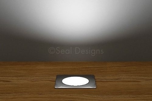 10 x 30mm Kit - White Stainless Steel Square Bezel