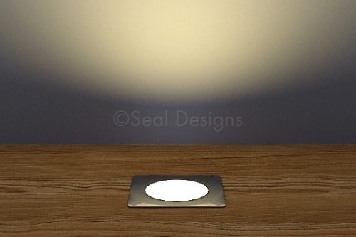 10 x 30mm Kit - Warm White Stainless Steel Square Bezel
