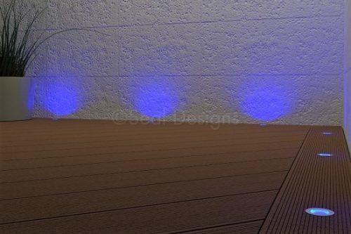 10 x 45mm Kit - Blue Stainless Steel Round Bezel - Image 4