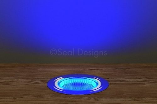 10 x 45mm Kit - Blue Stainless Steel Round Bezel