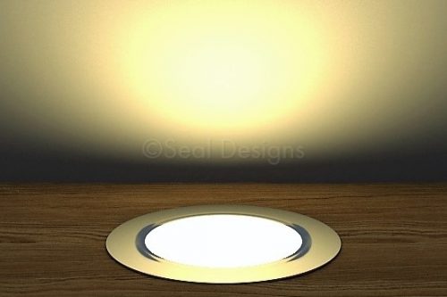 10 x 60mm Kit - Warm White Stainless Steel Round Bezel