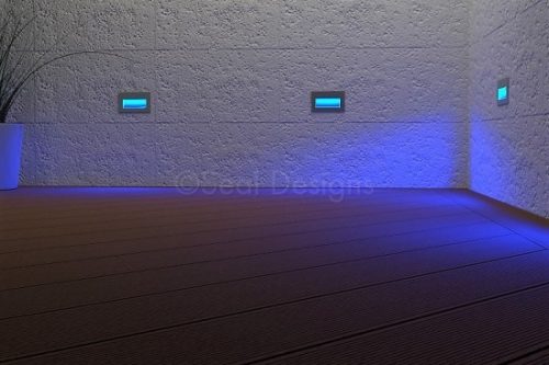 LED Wall Light - Blue - Image 3