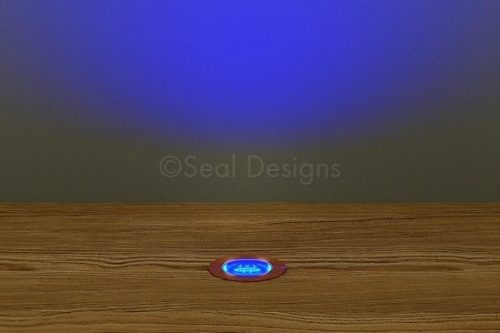 10 x 18mm Kit - Blue Copper Round Bezel