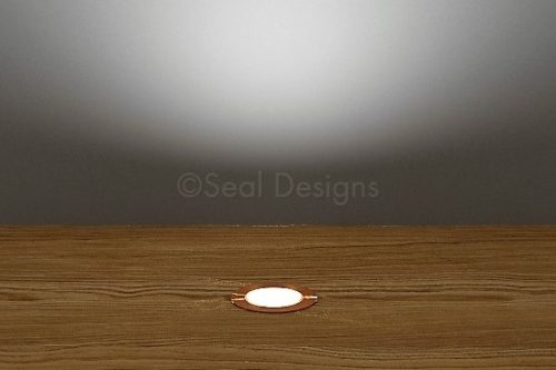 10 x 18mm Kit - White Copper Round Bezel