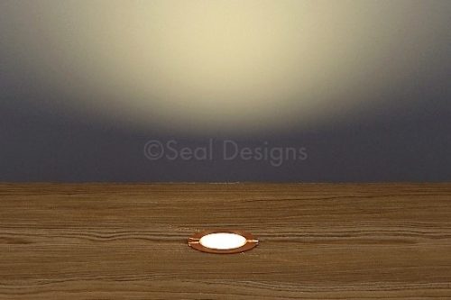 10 x 18mm Kit - Warm White Copper Round Bezel