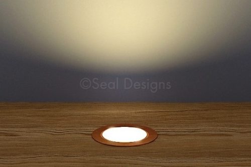 10 x 30mm Kit - Warm White Copper Round Bezel