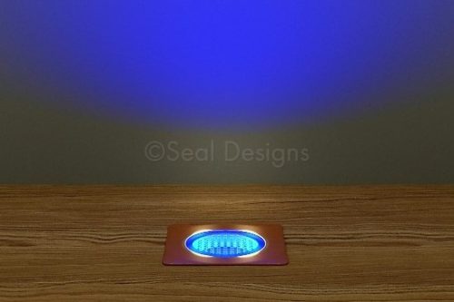 10 x 30mm Kit - Blue Copper Square Bezel