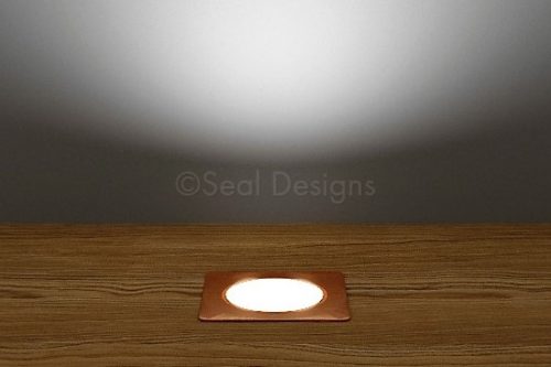 10 x 30mm Kit - White Copper Square Bezel