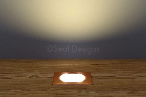 10 x 30mm Kit - Warm White Copper Square Bezel