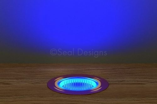 10 x 45mm Kit - Blue Copper Round Bezel