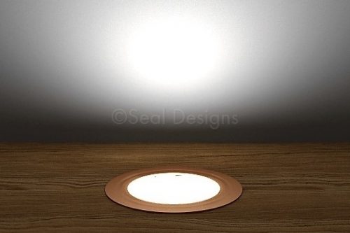 10 x 45mm Kit - White Copper Round Bezel
