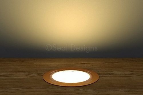 10 x 45mm Kit - Warm White Copper Round Bezel