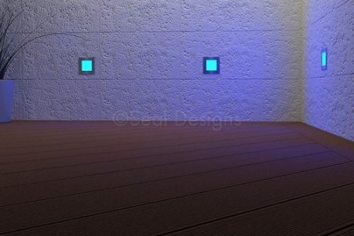 LED Wall Light - Blue - Image 3