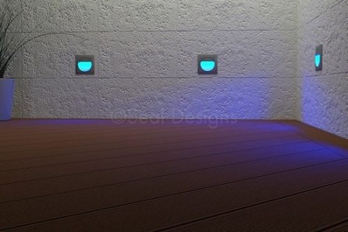 LED Wall Light - Blue - Image 3