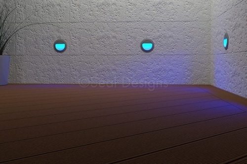 LED Wall Light - Blue - Image 3